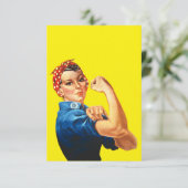 Rosie De Riveter Kaart (Staand voorkant)