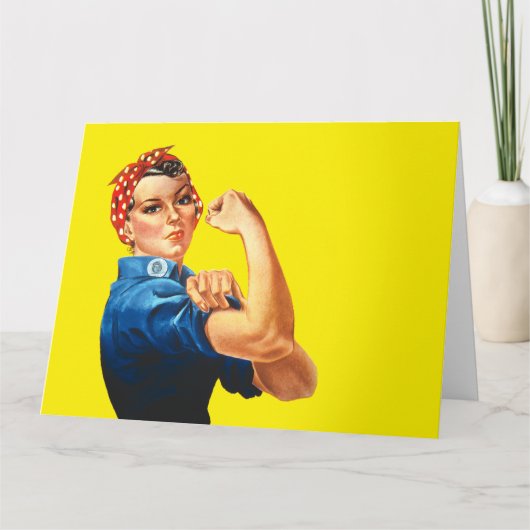 Rosie de riveter kaart (Voorkant)