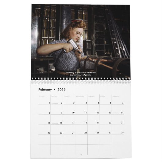 Rosie de Riveter Kalender (Feb 2026)