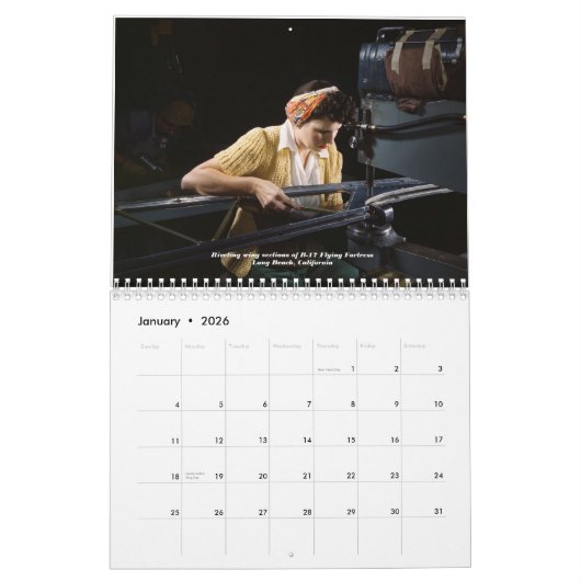 Rosie de Riveter Kalender (Jan 2026)