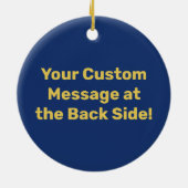 Rosie de Riveter Keramisch Ornament (Achterkant)