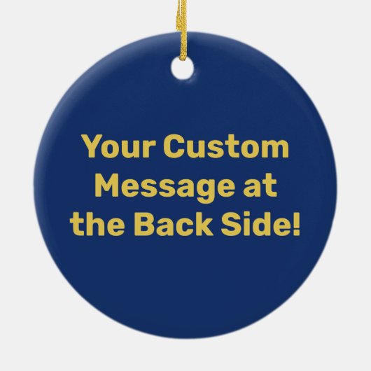 Rosie de Riveter Keramisch Ornament (Achterkant)