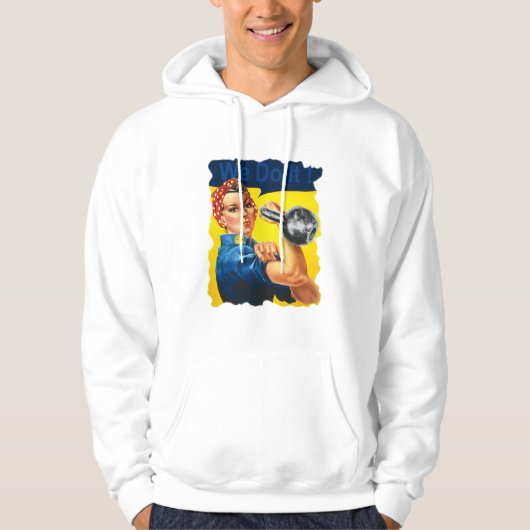 Rosie de Riveter Kettlebell Hoodie (Voorkant)