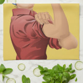 Rosie de Riveter Kitchen Towel Theedoek (Gevouwen)