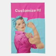 Rosie de Riveter Kitchen Towel