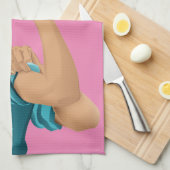 Rosie de Riveter Kitchen Towel Theedoek (Quarter Fold)