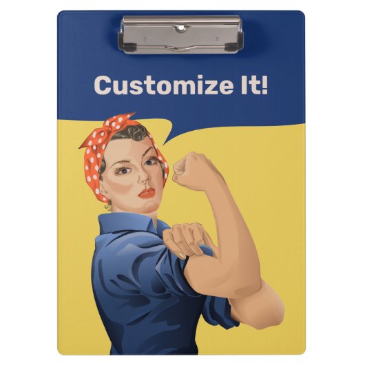 Rosie de Riveter Klembord (Voorkant)