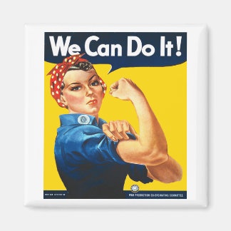 Rosie de Riveter Koelkast Magnet