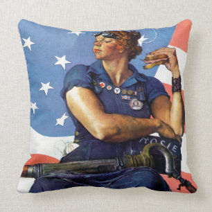 "Rosie de Riveter" Kussen