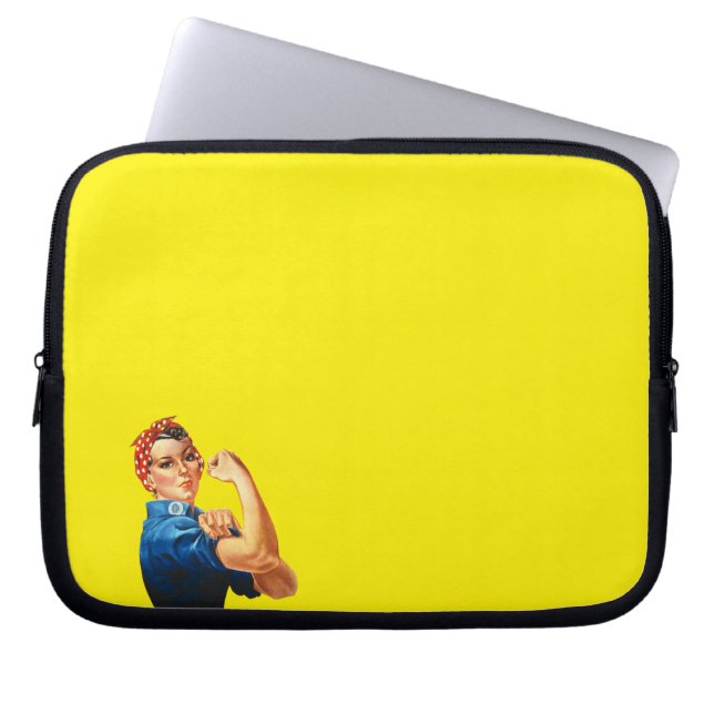 Rosie De Riveter Laptop Sleeve (Voorkant)