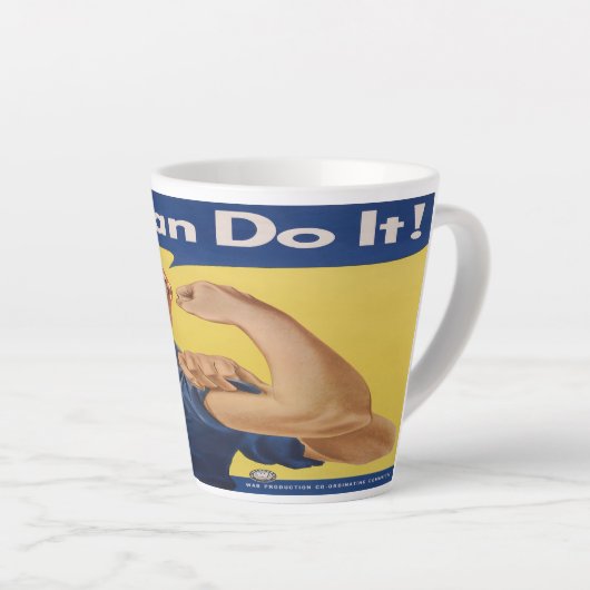 Rosie de Riveter Latte Mok (Rechterhoek)