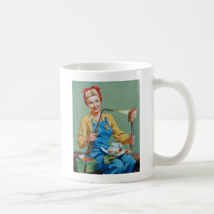 Rosie de Riveter maakt gebrande kaas Koffiemok