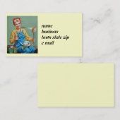 Rosie de Riveter maakt gebrande kaas Visitekaartje (Voorkant / Achterkant)