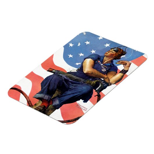 Rosie de Riveter Magneet (Linkerzijde)