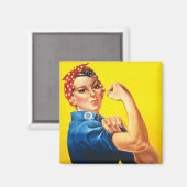 Rosie De Riveter Magneet (Voorkant / Achterkant)