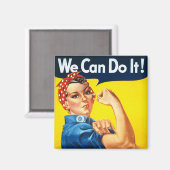 Rosie De Riveter Magneet (Voorkant / Achterkant)