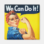 Rosie De Riveter Magneet (Voorkant)