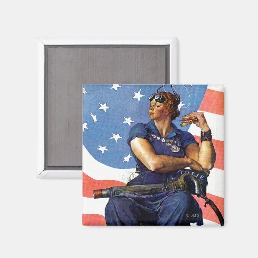 Rosie de Riveter Magneet (Voorkant / Achterkant)