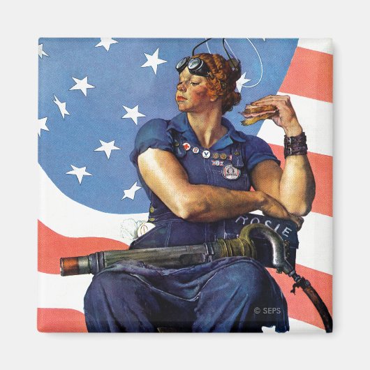 Rosie de Riveter Magneet (Voorkant)