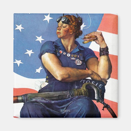 Rosie de Riveter Magneet (Voorkant)