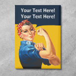 Rosie de Riveter  Magneet<br><div class="desc">Aangepaste Rosie de Riveter magneet.</div>