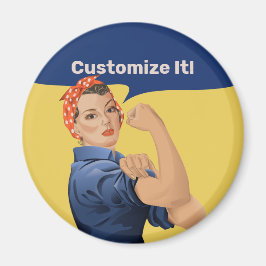 Rosie de Riveter Magneet