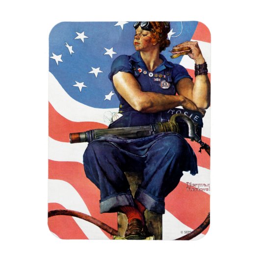 Rosie de Riveter Magneet (Verticaal)