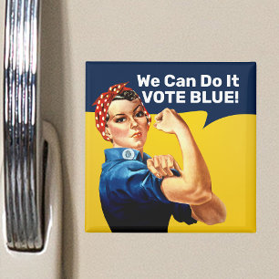 Rosie de Riveter   Magneet   Vierkant
