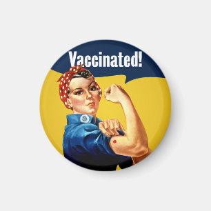 Rosie de Riveter Magnet met hart