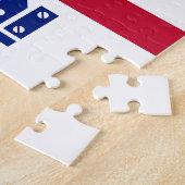 Rosie de Riveter met de Motivatie Slogan van de Am Legpuzzel (Zijkant)