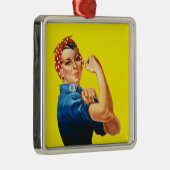 Rosie De Riveter Metalen Ornament (Rechts)