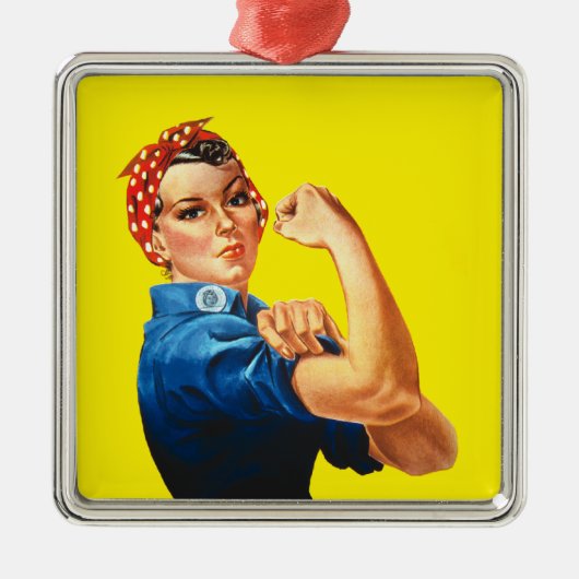 Rosie De Riveter Metalen Ornament (Voorkant)