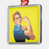 Rosie De Riveter Metalen Ornament (Links)