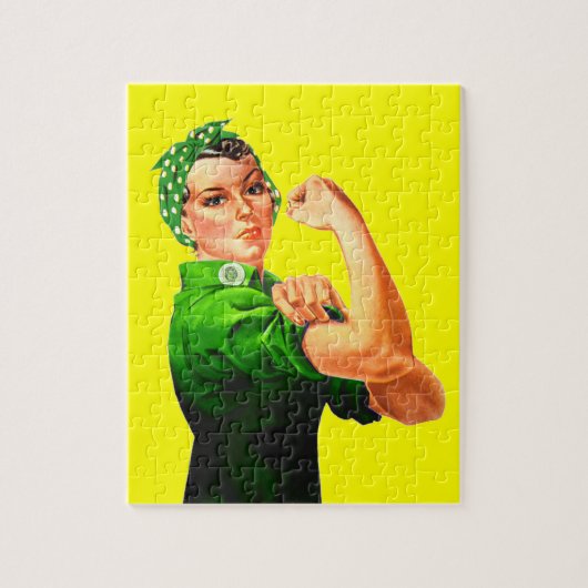 Rosie De Riveter - Militaire Steun Legpuzzel (Verticaal)