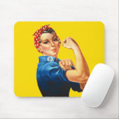 Rosie de Riveter Muismat (Met muis)