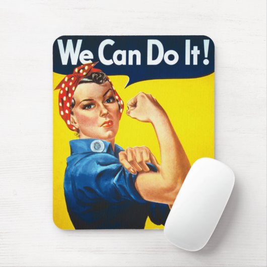 Rosie De Riveter Muismat (Met muis)