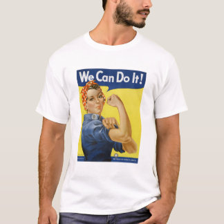 Rosie de Riveter Onbewerkte foto's Oud-West T-shirt