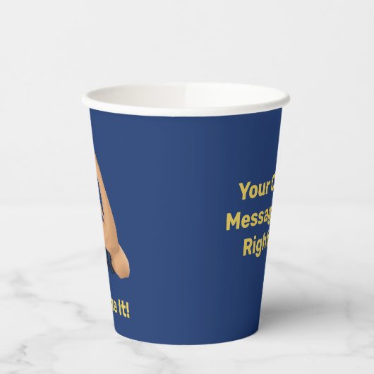 Rosie de Riveter Papieren Bekers (Links)