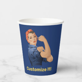 Rosie de Riveter Papieren Bekers