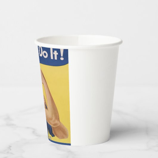 Rosie de Riveter Papieren Bekers (Links)