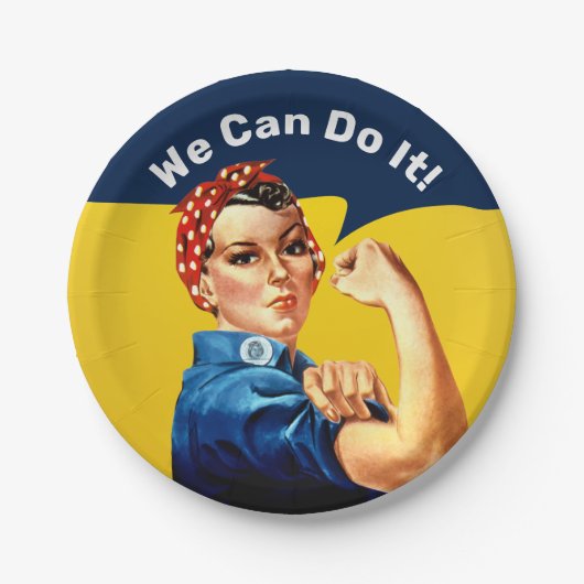 Rosie de Riveter | Papieren Bord | Aangepaste teks (Voorkant)