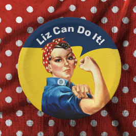 Rosie de Riveter | Papieren Bord | Personaliseren