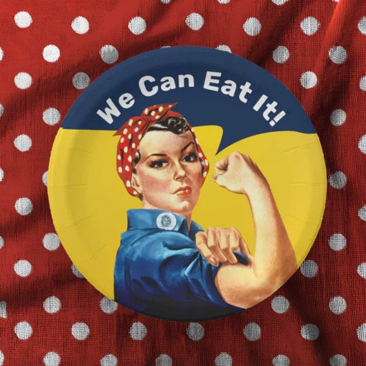Rosie de Riveter | Papieren Bord | We kunnen het e