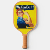 Rosie de Riveter Pickleball Paddle (Achterkant)
