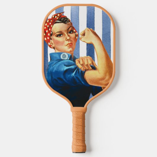 Rosie de Riveter Pickleball Paddle (Voorkant)