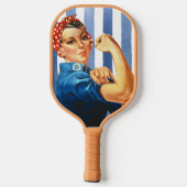 Rosie de Riveter Pickleball Paddle (Achterkant)