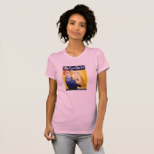 Rosie de Riveter Pink T-shirt (Voorkant volledig)