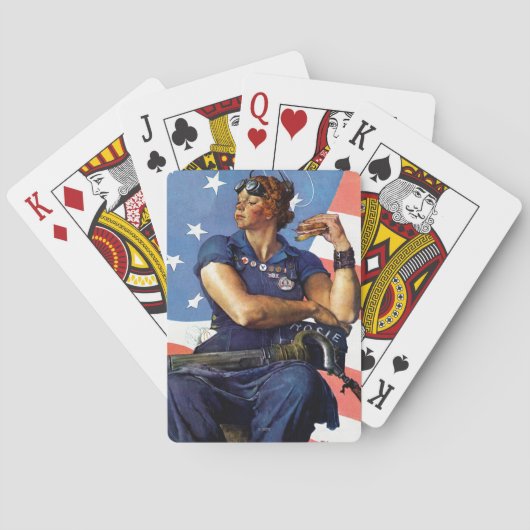 Rosie de Riveter Pokerkaarten (Achterkant)
