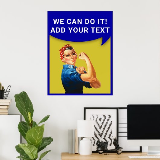 Rosie De Riveter Poster (Thuiskantoor)