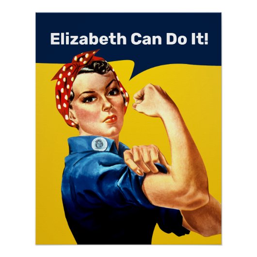 Rosie de Riveter | POSTER | Personaliseren (Voorkant)